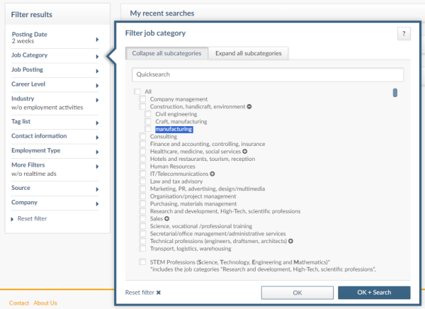 new sub category manufacturing